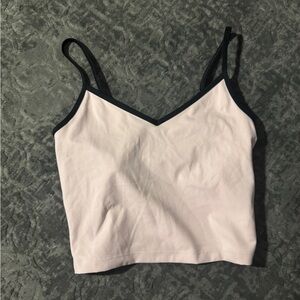 Gilly Hicks Light Pink Camisole with Black Trim